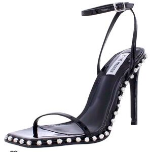 Steve Madden Black strappy heels